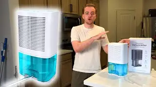Levoair Small Dehumidifier 68oz (2000ml) | Ultra-Quiet Mini Dehumidifier with Drain Hose