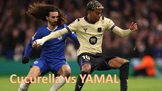 Football Tactical Analysis: Defensive behavior in a 1v1 game, Cucurella vs Yamal