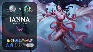 Janna Support vs Nami - EUW Master Patch 12.23