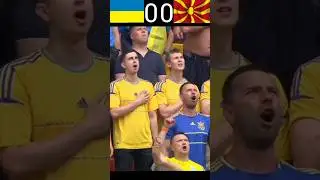 Матч 16 Евро-2020 Украина &mdash; Северная Македония #футбол #хайлайты #шорты #любители футбола