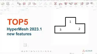 TOP5 HyperMesh 2023.1 New features