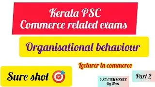 Kerala PSC lecturer in commerce Syllabus based Mcq OB part 2