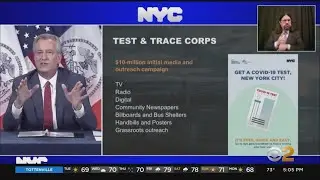 Mayor De Blasio Announces New COVID-19 Testing Ad Campaign