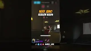 Juno needs a NERF!  #overwatch2 #overwatch #ow2
