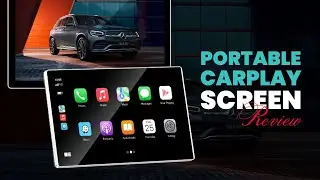 Обзор портативного экрана Apple Carplay от Madoec: передовые автомобильные технологии с видеорегистратором и камерой заднего вида!