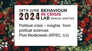 BiC Lab's Annual Conference Session 3: Prof. Piotr Kłodkowski 
