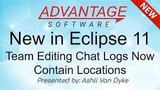 New in Eclipse 11: Team Editing Chat Logs Now Contain Locations