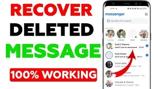 Facebook messenger chat delete recovery | How to recover facebook deleted messages