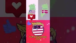 Trump Diplomacy 2025  #countryballs #usa  #nato #china #trump #2025