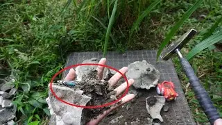 CRAZY!! Cracking Open a Mysterious Rock Reveals Top Gun, Tractor, Scooter & More!