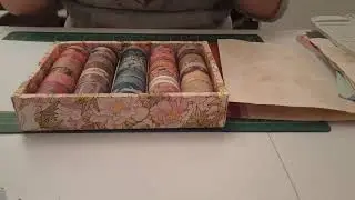 Binding my Second Scrapbook into an accordeon - Start of a Scrapbook