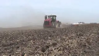 Spring Tillage 2014 in Illinois with a new Versatile 375 tractor