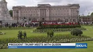 WATCH: President Trump meets with Queen Elizabeth in London