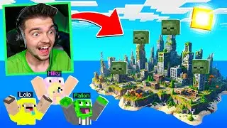 ZNALEŹLIŚMY NAJWIĘKSZE MIASTO APOKALIPSY ZOMBIE w Minecraft! *CZY URATUJEMY ŚWIAT?*