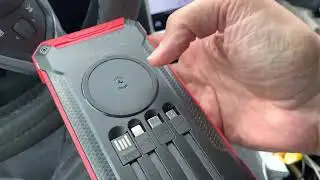 Solar Charger 36000mAh Qi Wireless Portable Charger Power Bank Built in 4 Cables | UNBOXING + REVIEW
