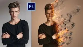 Quick Technique for Fire & Dispersion effect in photoshop | Photoshop Tutorial | Editz 21