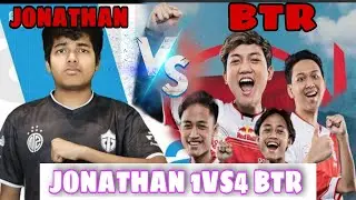 Jonathan 1vs4 Clutch Against BTR #THROWBACK | TSM Entity vs BTR in PMWL | Best 4vs4 Fight In PMWL