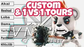 Battlelands royale LIVE || CUSTOM & Tour 1 vs 1 Week#1