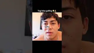 TOGI Started Golfing ☠️💯🤣 #togi #duet #duet #duet #fishing #funny #funny #shorts #titmouse