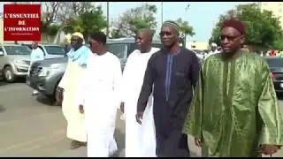 Levée du corps d'Aliou Ardo Sow,l'arrivée des autorités politiques et religieux