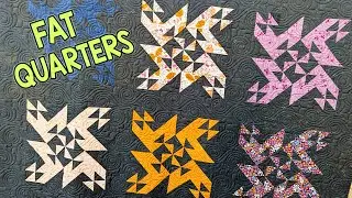 Free Navi Stars Quilt Pattern | Tribal Quilt | Fat Quarters | Half Square Triangles Big Quilt Block