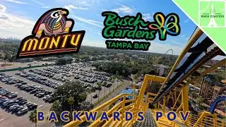 Montu at Busch Gardens Tampa | BACKWARDS POV