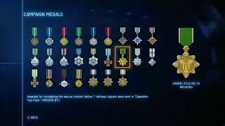 All campaign medals ACE COMBAT&trade; 7