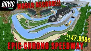 [WORLD RECORD] Epic Chrono Speedway - 47.700s | Minecraft Ice Boat Racing