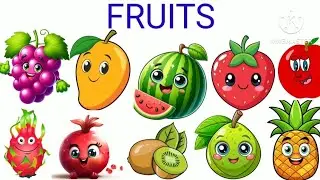Fruits Name in English / Fruits name with images / fruits @Breezekids