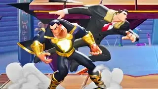 MultiVersus - Bruce Wayne and Black Adam Unique Interactions HD