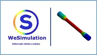 Deformação elástica e plástica | FEA | Ansys Workbench