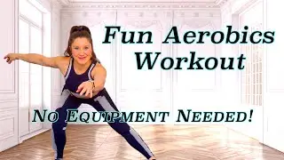 Aerobic Dance Workout for Weight Loss, Agility & Mobility. Aerobics Dance Beginner Friendly Fitness.