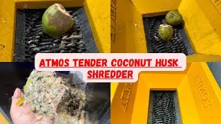 ATMOS TENDER COCONUT HUSK SHREDDER| HUSK SHREDDER | COCONUT SHREDDER| COCONUT HUSK FIBRE SHREDDER