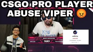 SID REACT ON CSGO PRO PLAYER ABUSE VIPER ON STREAM 😡 #shorts #sidreacts #soul #viper
