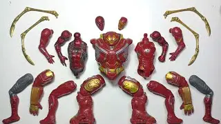 Merakit superhero, Hulk blaster, Ironman, Spiderman, toys 