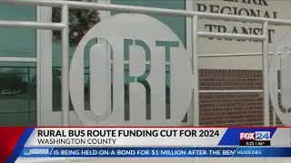 Washington County cuts Ozark Regional Transit rural route funding for 2024
