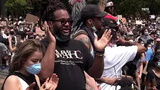 Thousands protest in Washington Square Park, New York