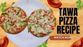 Tawa Pizza Recipe तवा पिज्जा रेसिपी | Pizza at home without oven without yeast |Raisha cooking vlog