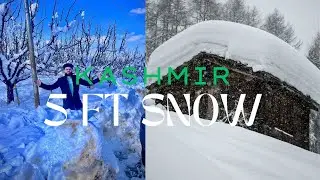 5 Feet❄️ Snow In Kashmir🏔️| Beautiful Destination | Vlog 71