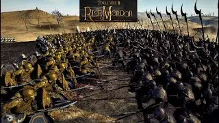 Arnor & Noldor Meet Dol Guldur In The Barrow Downs - Total War Attila The Dawnless Days - Battle