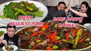 REQUESTNYA ISTRI CUMI TINTA HITAM,,KOQ PAMPAM HAPPY BANGET SAMPAI JUNGKIR BALIK !!