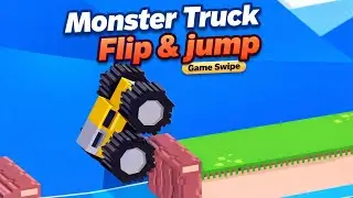 Insane Monster Truck Flip & Jump 😲 | Fancade Gameplay