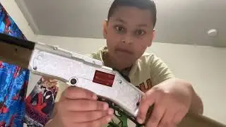 New toy review new guns, shotgun, and toy, revolver cap guns