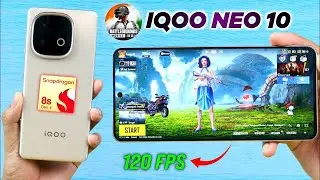 &iexcl;QOO NEO 10 120 FPS PERFORMENCE TEST AFTER NEW UPDATE 4.2 WITH FPS METER #bgmi #bgmilive