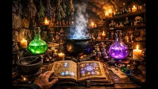 Fantasy Alchemist Music - Magical Lab Ambience & Potions [Focus & Study] / 錬金術師の研究室BGM