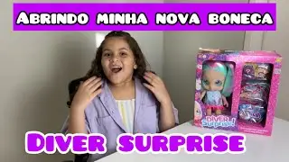 Abrindo minha nova boneca Diver Surprise