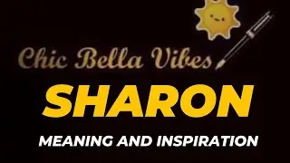 Meaning of the name SHARON #meaning #name #sharon 