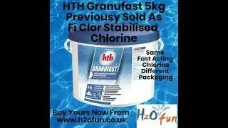 HTH Granufast 5kg Stabilised Chlorine Granules For Swimming Pools