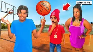 sister tries to get brothers attention what happens next is shocking.