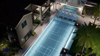 2810 Red Arrow Pool Lighting Design
